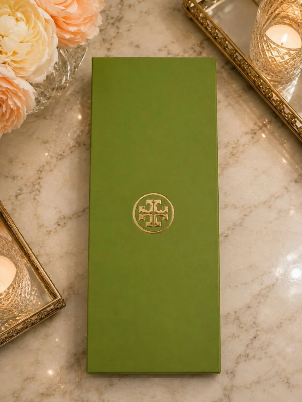 Tory Burch Crystal Silver Everly Slides
